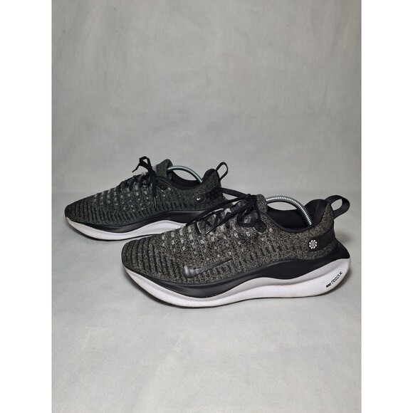 Nike ReactX Infinity Run 4 Oreo Lace up Sneakers Mens 10 Black White Gray - Picture 2 of 9